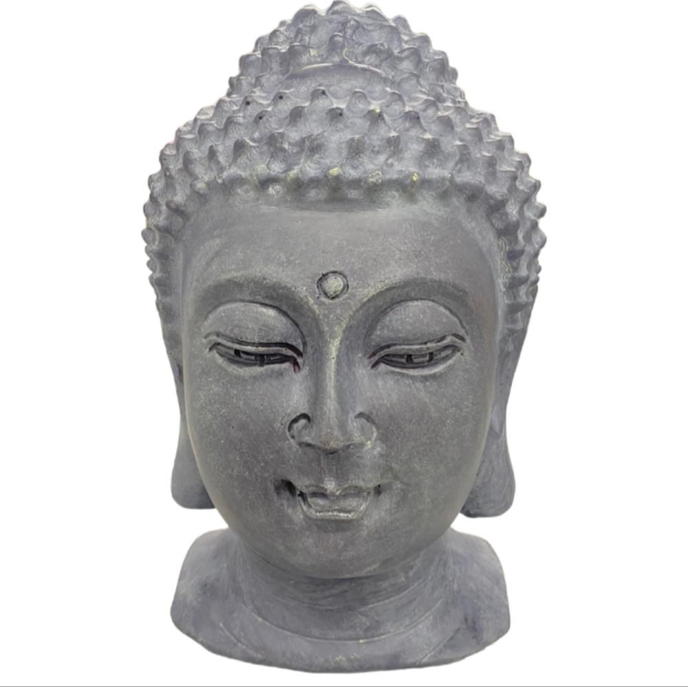 Buddah head statue.